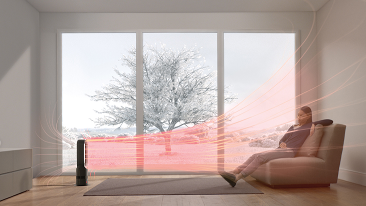 quạt sưởi sẽ làm ấm nhanh hơn