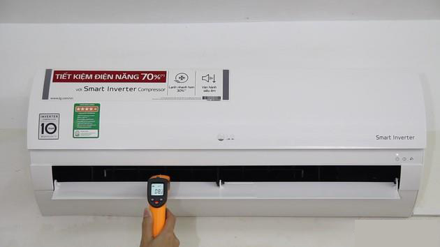 Đánh giá chi tiết điều hòa LG V10 ENP: có chế độ làm lạnh cực nhanh, giảm 5 độ trong 3 phút, tốn ít điện