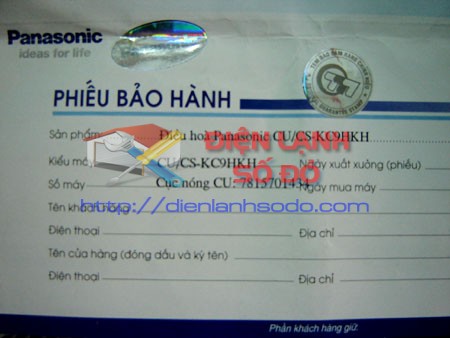 phieu-bao-hanh-may-lanh-panasonic