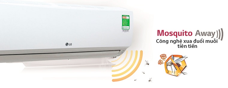 Điều hòa LG 9000BTU S09ENM có khả năng xua muỗi thông minh Điều hòa LG 9000BTU S09ENM có khả năng xua muỗi thông minh